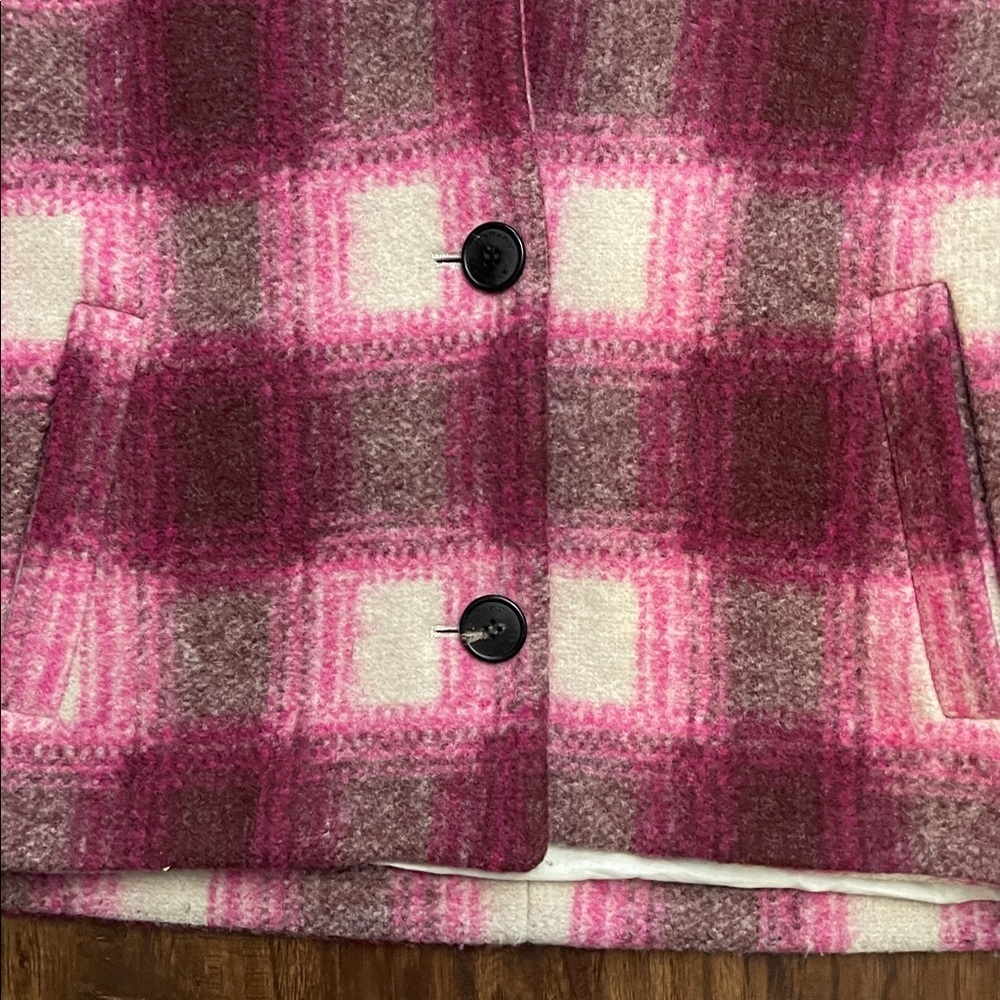 ISABEL MARANT ÉTOILE  Drogo Boxy Plaid Strong Shoulder Jacket 44 10-12 - Picture 12 of 16